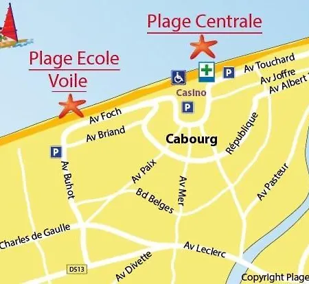 Plein Sud Face Piscine Aqualudique * Cabourg